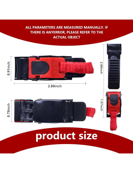 Hebilla de Casco de Motocicleta Jewkot Kottkk3301re, Rojo