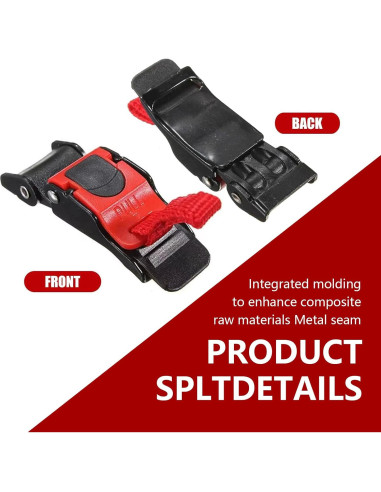 Hebilla de Casco de Motocicleta Jewkot Kottkk3301re, Rojo