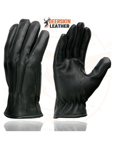 Guantes de motocicleta Milwaukee Leather SH865 de cuero negro