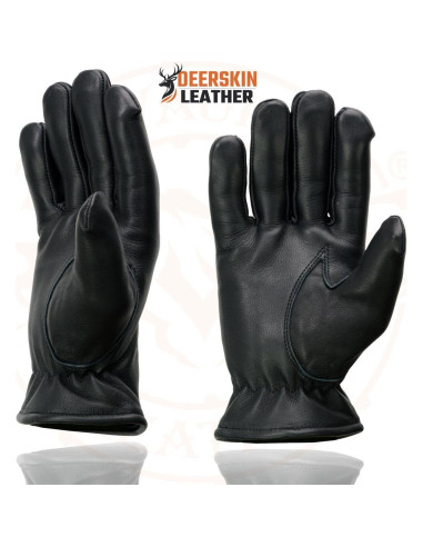 Guantes de motocicleta Milwaukee Leather SH865 de cuero negro