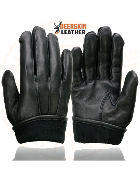 Guantes de motocicleta Milwaukee Leather SH865 de cuero negro