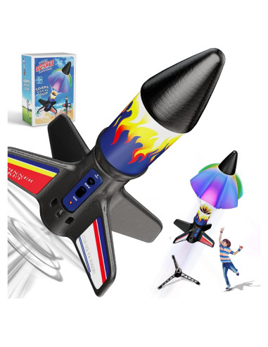 Lanzador de Cohetes Eléctrico Lakebyin con Paracaídas