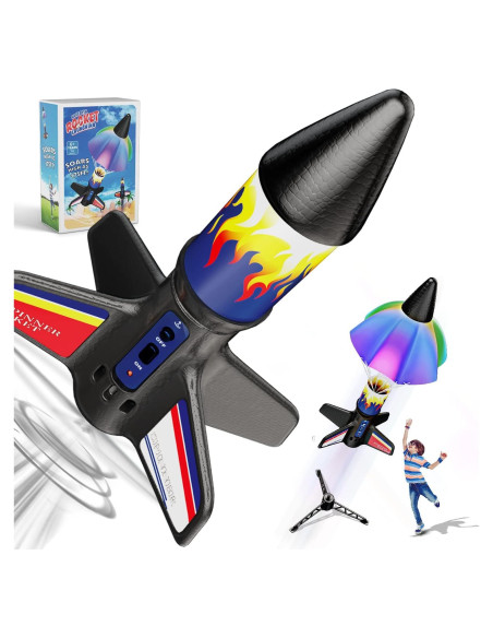 Lanzador de Cohetes Eléctrico Lakebyin con Paracaídas