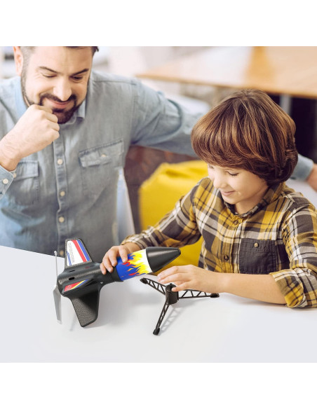 Lanzador de Cohetes Eléctrico Lakebyin con Paracaídas