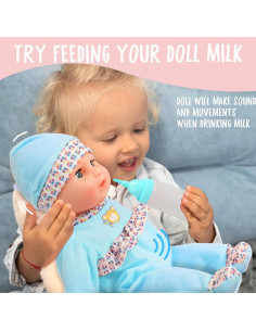 Muñeca Interactiva Toy Choi 40 cm con Sonidos y Accesorios 2