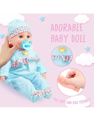 Muñeca Interactiva Toy Choi 40 cm con Sonidos y Accesorios