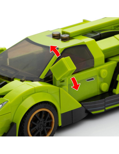 Juego de Bloques de Construcción Lambo 348 Piezas para Niños