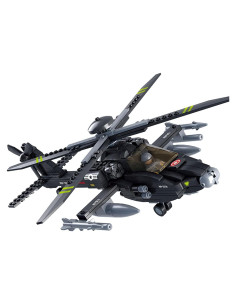 Juguete de Bloques Militares Sluban Helicóptero AH-64 Apache 293 Piezas