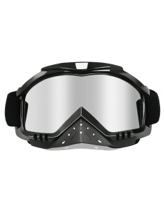 Gafas de Motocross Dmeixs Lente Plateada Anti UV Ajustables