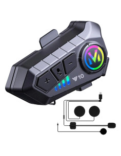 Auricular Bluetooth SUOOKC para Motocicleta IPX6 32h