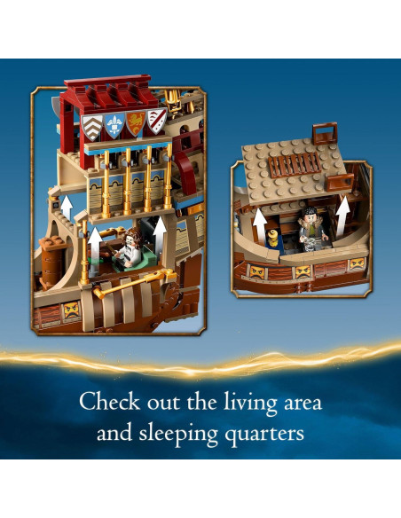 LEGO Harry Potter Torneo de los Tres Magos 76440 - Barco y Carro