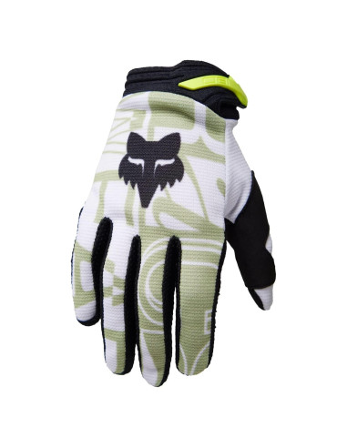 Guante de Motocross Fox Racing Yth 180 Verde Pálido Mediano