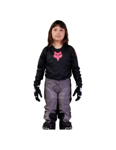 Jersey de Motocross Fox Racing Blackout Niñas Negro