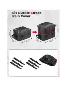 Bolsa de Cola KEMIMOTO para Motocicleta 25-45L Impermeable 2