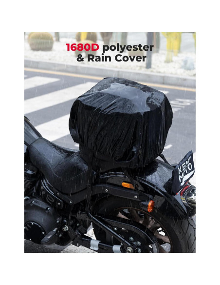 Bolsa de Cola KEMIMOTO para Motocicleta 25-45L Impermeable