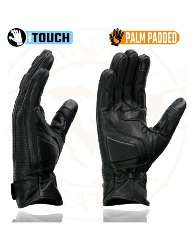 Guantes de motocicleta Milwaukee Leather MG7526 Talla 3X Negro
