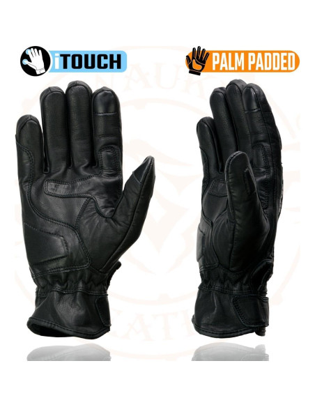 Guantes de motocicleta Milwaukee Leather MG7526 Talla 3X Negro