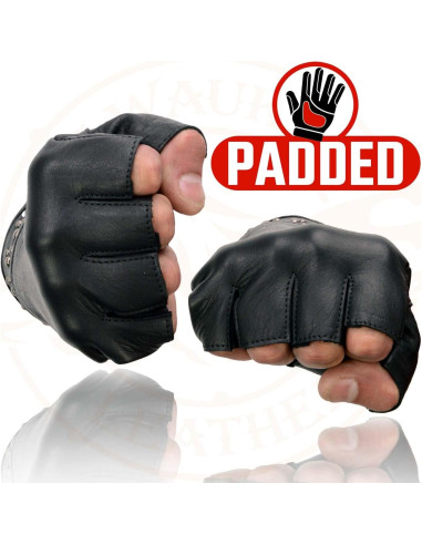 Guantes de moto Milwaukee Leather MG7761 mujer cuero negro