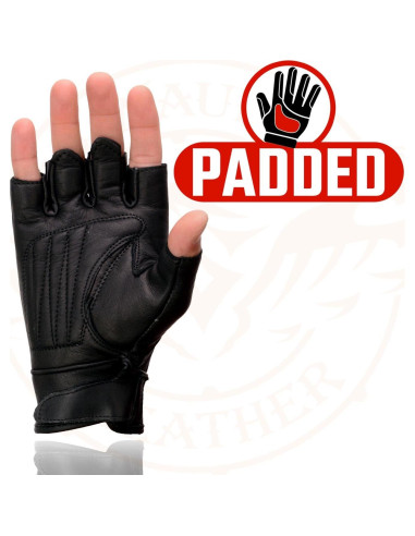 Guantes de moto Milwaukee Leather MG7761 mujer cuero negro
