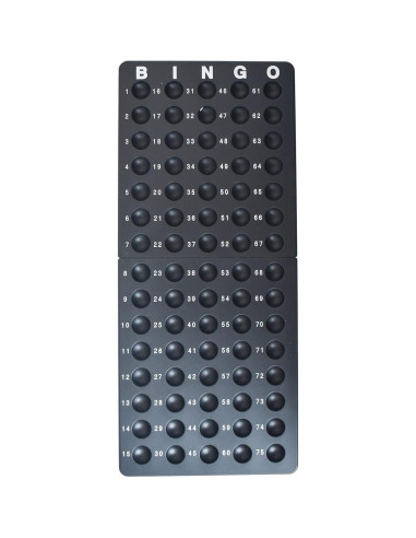 Juego de Bingo Deluxe Yuanhe - Jaula de Metal, 75 Bolas, 50 Tarjetas
