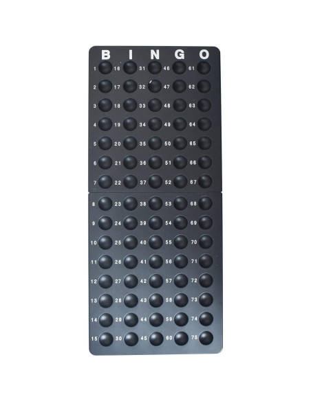 Juego de Bingo Deluxe Yuanhe - Jaula de Metal, 75 Bolas, 50 Tarjetas
