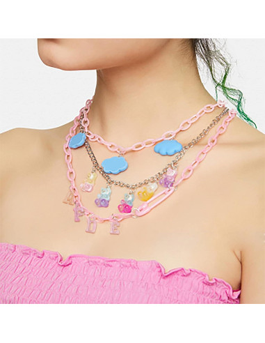 Encantos Acrílicos 1100 Pcs Letras Iniciales UR URLIFEHALL