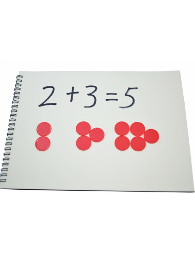 Set de 100 Fichas Plásticas 25mm SmartDealsPro Rojo