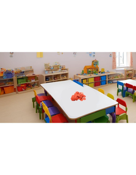 Set de 100 Fichas Plásticas 25mm SmartDealsPro Rojo