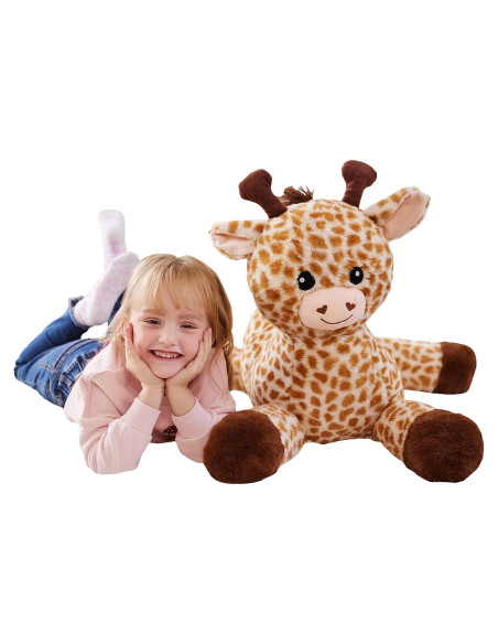 Jirafa de Peluche Grande IKASA 1.65 kg Suave y Kawaii