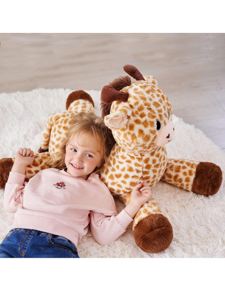 Jirafa de Peluche Grande IKASA 1.65 kg Suave y Kawaii