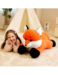 IKASA Zorro Gigante de Peluche 76 cm Suave para Niños 2