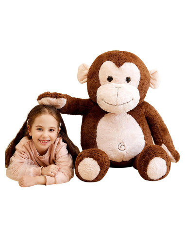 IKASA Mono de Peluche Gigante 77.8 cm Suave y Peludo
