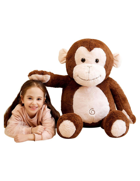 IKASA Mono de Peluche Gigante 77.8 cm Suave y Peludo