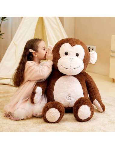 IKASA Mono de Peluche Gigante 77.8 cm Suave y Peludo