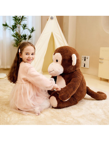 IKASA Mono de Peluche Gigante 77.8 cm Suave y Peludo