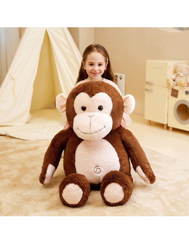 IKASA Mono de Peluche Gigante 77.8 cm Suave y Peludo