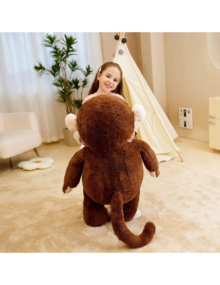 IKASA Mono de Peluche Gigante 77.8 cm Suave y Peludo