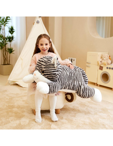 IKASA Gato Gigante Rayado de Peluche 76 cm Suave