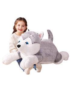 IKASA Perro Husky Gigante de Peluche 77.96 cm Suave