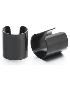 Aretes Cuff de Acero Inoxidable COOLSTEELANDBEYOND 10MM y 6MM