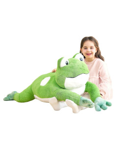 IKASA Rana Gigante de Peluche 77.96 cm Suave y Lindo