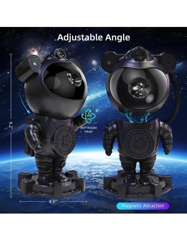 Proyector de Estrellas RUISHINE Astronauta con Bluetooth