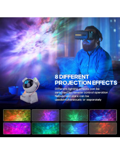 Proyector de Estrellas JKUSS Astronauta 2.0 LED 7 Colores 2