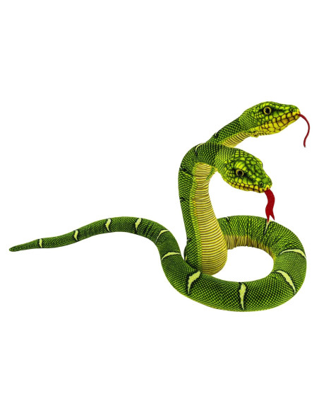 Juguete de Peluche Serpiente YOHAKI 137 cm Verde Lavable