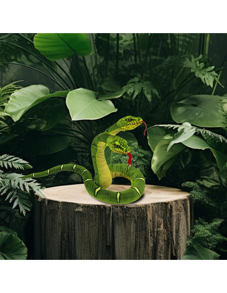 Juguete de Peluche Serpiente YOHAKI 137 cm Verde Lavable