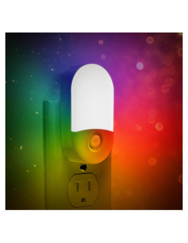 Luz Nocturna LOHAS RGB 2 Piezas con Sensor de Luz