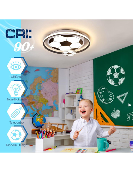 Luz de Techo LED Fútbol YCMGEAD 50cm Luz Nocturna 65W