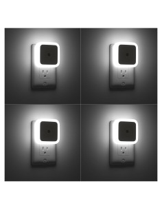 Luz Nocturna Enchufable Sujeet 4 Piezas LED 50 Lumen