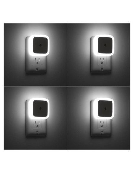 Luz Nocturna Enchufable Sujeet 4 Piezas LED 50 Lumen