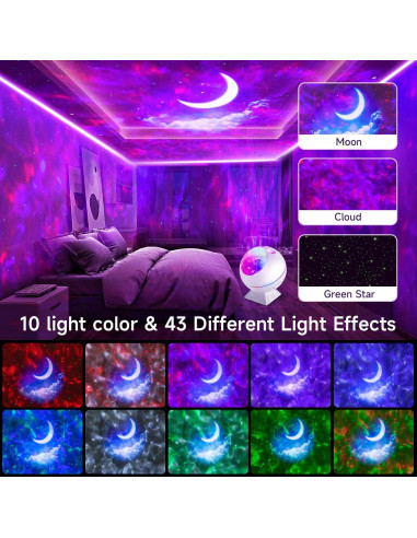 Proyector de Estrellas Galáctico BL-XK04 con Control Remoto